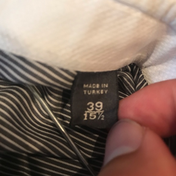 Zegna Men’s Pinstripe Dress Shirt - Picture 4 of 6